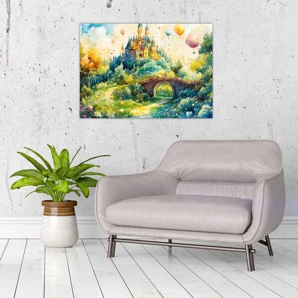 Obraz - Rozprávkový zámok (70x50 cm)