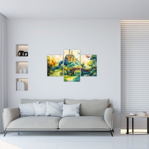 Obraz - Rozprávkový zámok (90x60 cm)