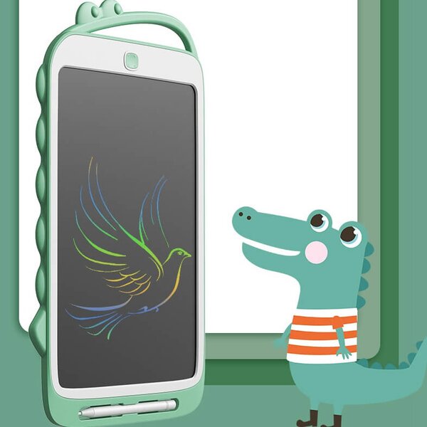 Detská tabuľa na kreslenie Dinosaurus zelená