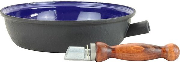 Smaltovaná panvica 24cm s odnímateľnou rúčkou