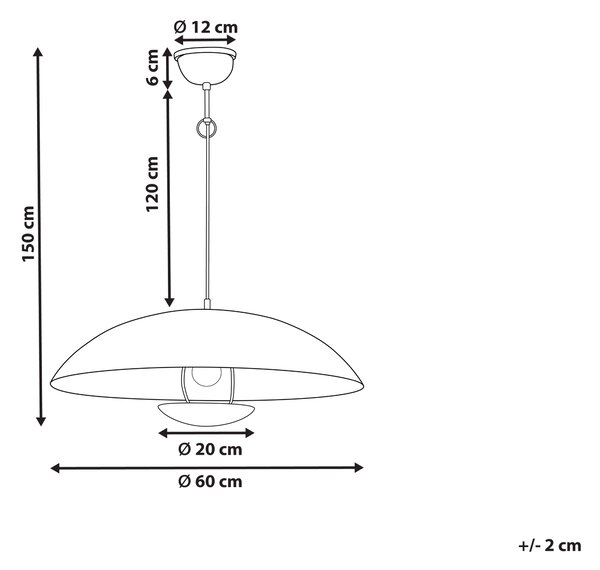 Závesná lampa mosadzná farba železné tienidlo súčasný dizajn ručne vyrobené bytové doplnky