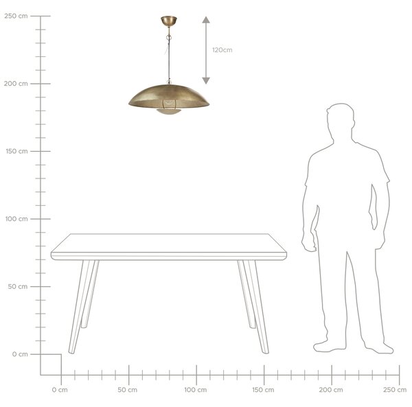 Závesná lampa mosadzná farba železné tienidlo súčasný dizajn ručne vyrobené bytové doplnky