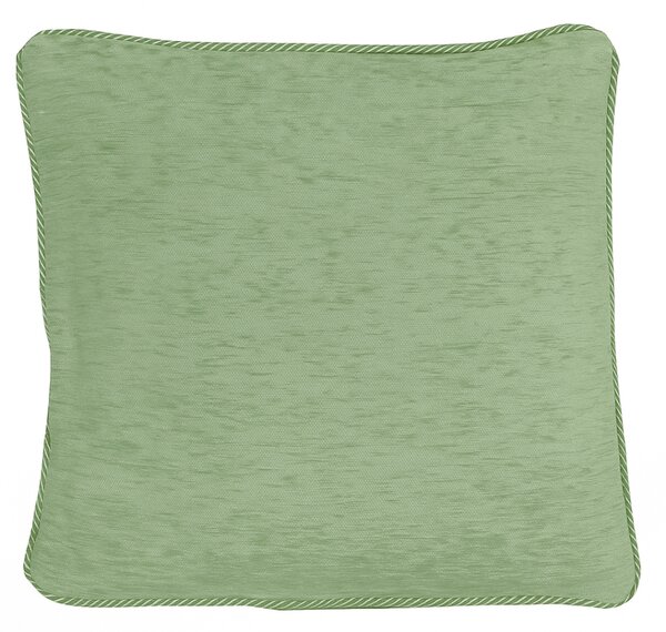 Gobelínová obliečka na vankúš s dekoračným lémom šalvia Chenille IT150 Farba Šalvia Rozmery 42x42 cm