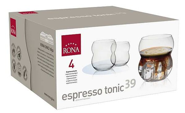 Rona poháre Espresso tonic 395 ml 4 ks