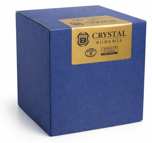 Crystal Bohemia Sklenená dóza Tekvica 180 mm