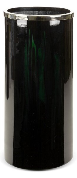 EUROFIRANY Dekoratívna váza 21 cm x 45 cm čierna