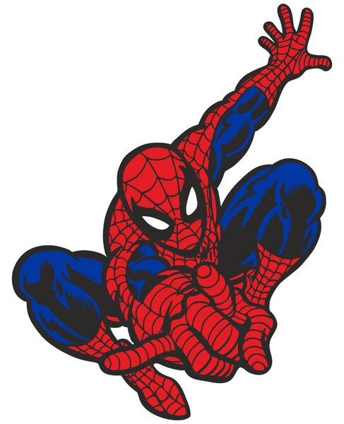 60x40cm Spider-man 2 - nálepka na stenu