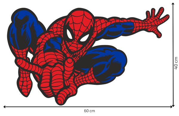 60x40cm Spider-man 2 - nálepka na stenu