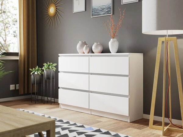 Mirjan24 Komoda Osko OK6 120, Farby:: biela Mirjan24 5902928619157