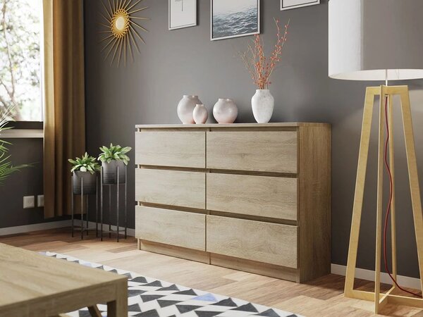 Mirjan24 Komoda Osko OK6 120, Farby:: biela Mirjan24 5902928619157