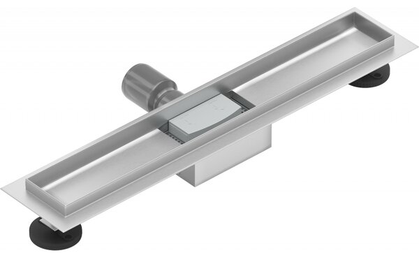 Mexen Flat nerezový sprchový žľab 50 cm - telo žľabu bez krytu, 1015050