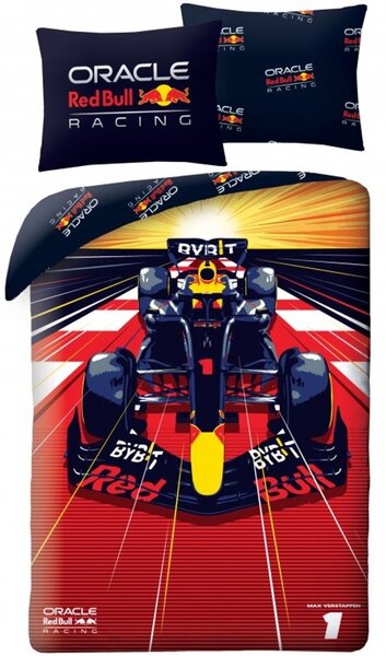 Posteľné obliečky Formula 1 Oracle Red Bull Racing - 100% bavlna - 70 x 90 cm + 140 x 200 cm