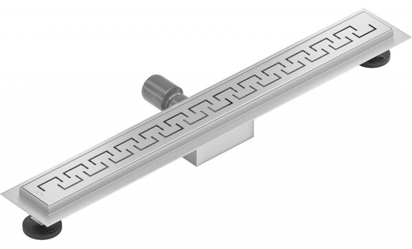 Mexen Flat nerezový sprchový žľab 50 cm vzor M15, 1024050-15