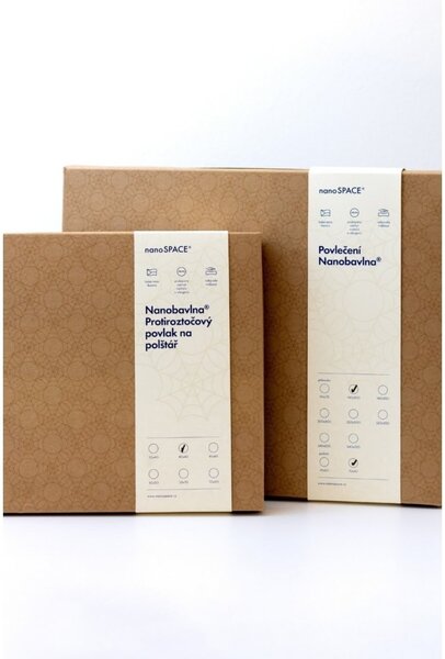 NanoSPACE Detské protiroztočové obliečky Nanobavlna - SET 1+1: 90x135 cm + 45x60 cm