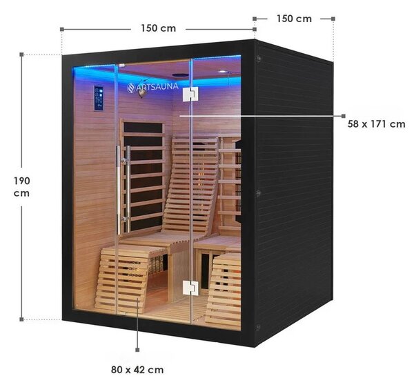 Infračervená sauna Helsinki