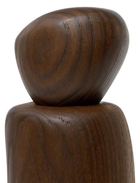 Drevený mlynček s keramickým strojčekom Pebble Dark Brown