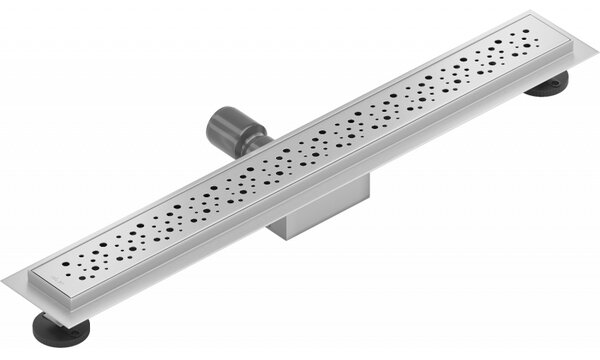Mexen Flat nerezový sprchový žľab 50 cm vzor M12, 1021050-15