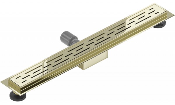 Mexen Flat M01 nerezový sprchový žľab 50 cm, zlatá, 1520050-15