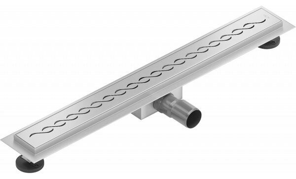 Mexen Flat nerezový sprchový žľab 50 cm vzor M18, 1023050-15