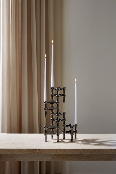 Vysoká sviečka STOFF Nagel by Ester&Erik Light Lavender – set 6 ks