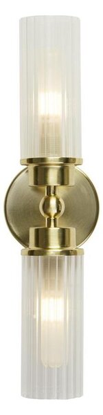Searchlight 29982SB - Nástenné svietidlo IMPERIAL 2xG9/33W/230V mosadz