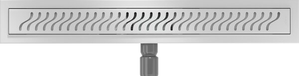 Mexen Flat nerezový sprchový žľab 50 cm vzor M09, 1028050-15