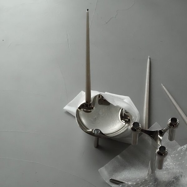 Vysoká sviečka STOFF Nagel by Ester&Erik Sand – set 6 ks