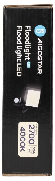 Aigostar - LED reflektor s pohybovým senzorom LED/30W/230V 4000K IP65