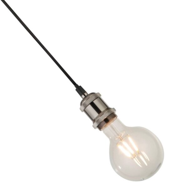 Searchlight 7461SS - Závesný luster SUSPENSION 1xE27/60W/230V strieborný