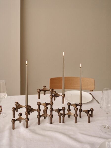 Vysoká sviečka STOFF Nagel by Ester&Erik Artichoke – set 6 ks