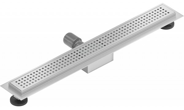 Mexen Flat nerezový sprchový žľab 50 cm vzor M08, 1025050-15