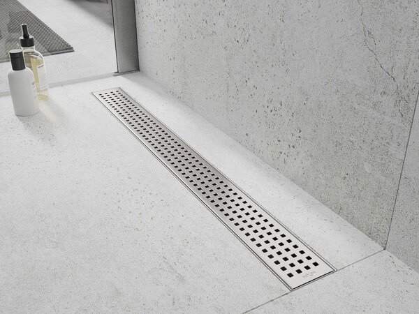 Mexen Flat M08 maskovací kryt pre líniový odtok 60 cm, inox - 1025060