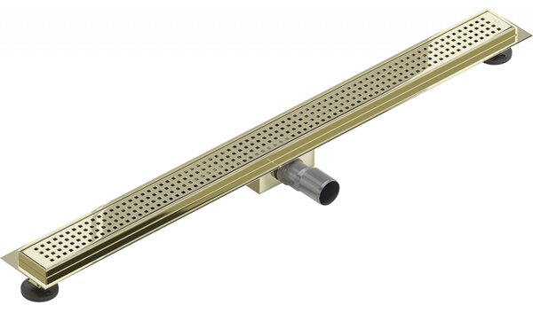 Mexen Flat M08 nerezový sprchový žľab 80 cm, zlatá, 1525080-15