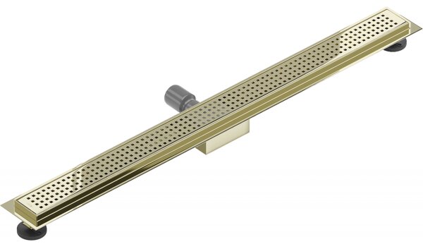 Mexen Flat M08 nerezový sprchový žľab 80 cm, zlatá, 1525080-15