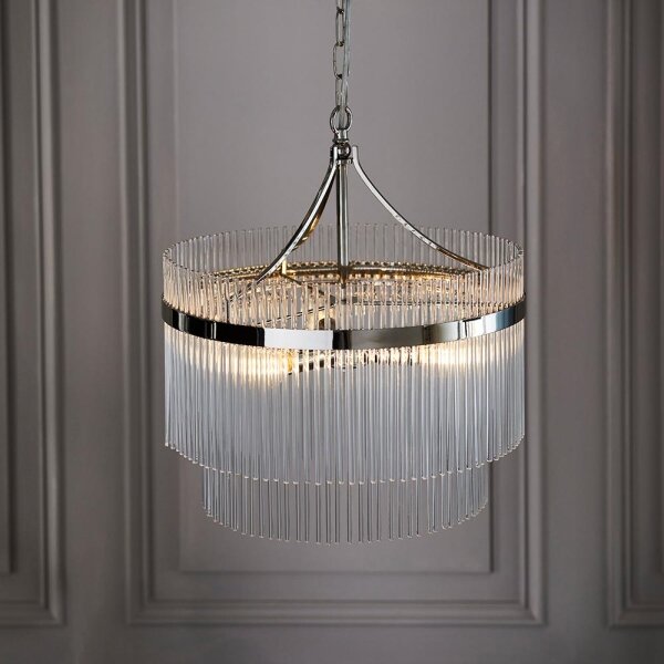 Endon 104113 - Luster na reťazi MARIETTA 3xE14/7W/230V lesklý chróm