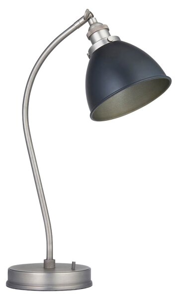 Endon 98752 - Stolová lampa FRANKLIN 1xE14/7W/230V matný chróm/antracit