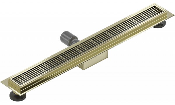 Mexen Flat M33 nerezový sprchový žľab 50 cm, zlatá, 1533050-15
