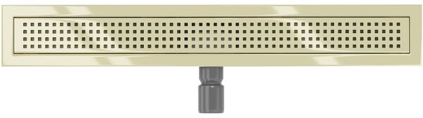 Mexen Flat M08 nerezový sprchový žľab 50 cm, zlatá, 1525050-15