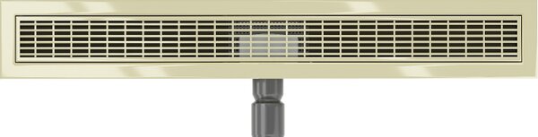 Mexen Flat M33 nerezový sprchový žľab 50 cm, zlatá, 1533050-15