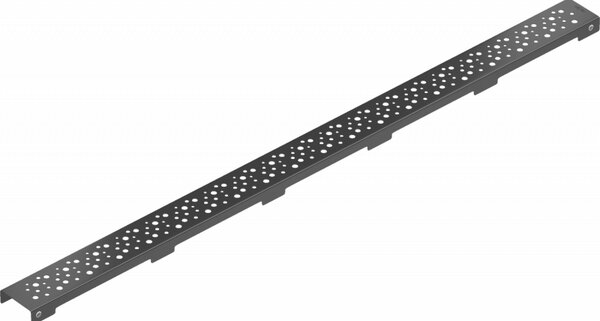 Mexen Flat M12 maskovnica pre líniový odtok 100 cm, čierna - 1721100