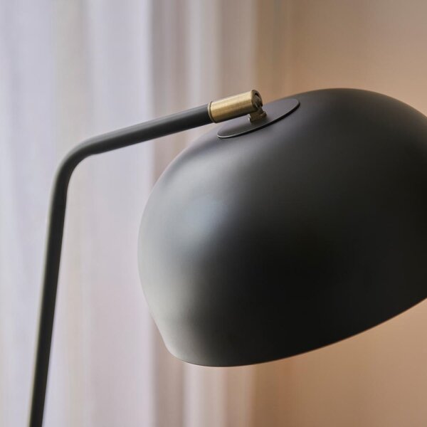 Endon 106337 - Stojacia lampa BRAIR 1xE27/10W/230V čierna