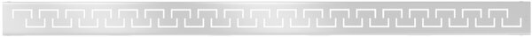 Mexen Flat M15 kryt pre lineárny odtok 100 cm, inox - 1024100