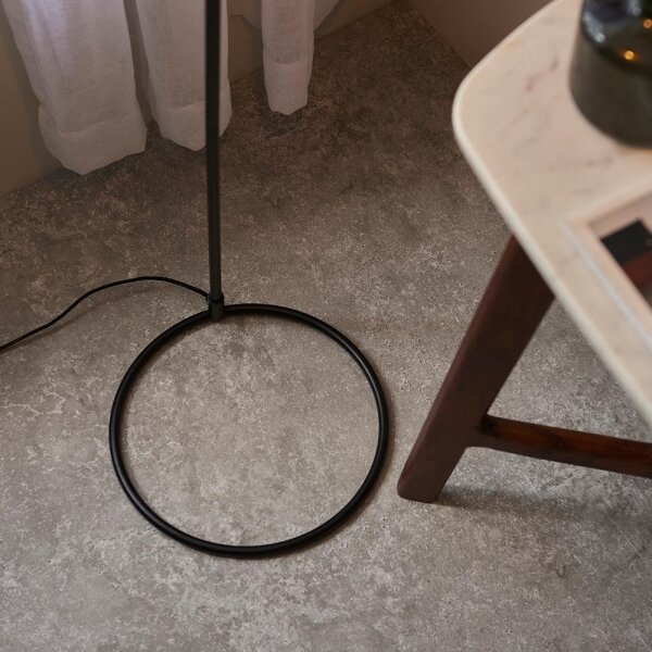 Endon 106337 - Stojacia lampa BRAIR 1xE27/10W/230V čierna