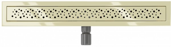 Mexen Flat M12 nerezový sprchový žľab 50 cm, zlatá, 1521050-15