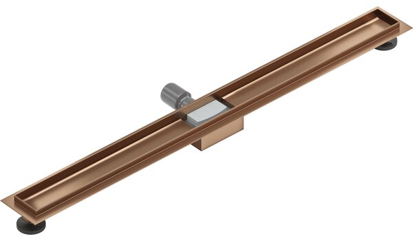 Mexen Flat korpus pre lineárny odtok 90 cm, brúsená meď - 1C15090