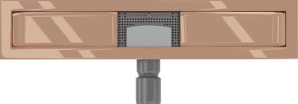 Mexen Flat korpus pre líniový odtok 50 cm, ružové zlato - 1615050