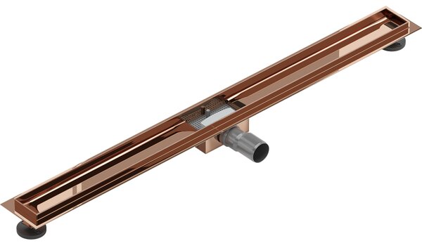 Mexen Flat korpus pre líniový odtok 90 cm, ružové zlato - 1615090