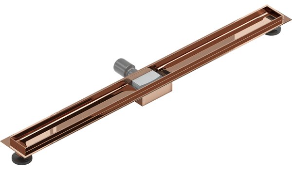 Mexen Flat korpus pre líniový odtok 90 cm, ružové zlato - 1615090