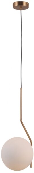 ITALUX PND-3300-1-HBR - Luster na lanku CARIMI 1xE27/5W/230V mosadz