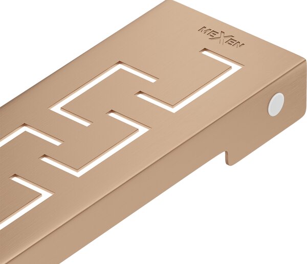 Mexen Flat M15 Kryt pre líniový odtok 80 cm, brúsená meď - 1C24080